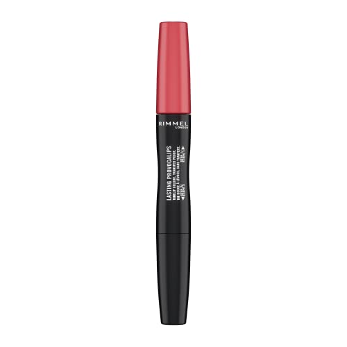 Rimmel, Lasting Provocalips, Labial fijo, 730 Make a mauve, Paso 1: 2,3mL, Paso2: 1,6g