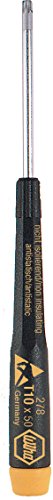 Click Here to See More Images Wiha 27801 Screwdriver with Precision ESD Safe Dissipative Handle, Torx, T1 x 40mm