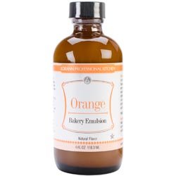 LorAnn Orange Bakery Emulsion, 4 ounce bottle - 3 Pack