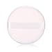 Large Loose Powder Puff, 4.13 Inch Powder Puff for Body Powder, Ultra Soft Velour Body Puff with Ribbon, 2pcs, White, Round
