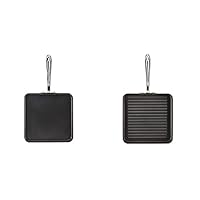 All-Clad Aluminum 11-inch Nonstick Griddle Cookware, Black & All-Clad Aluminum 11-inch Nonstick Grill Cookware, Black All-Clad Aluminum 11-inch Nonstick Griddle Cookware, Black & All-Clad Aluminum 11-inch Nonstick Grill Cookware, Black