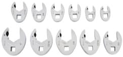 KDT89118 KD Tools 11 Piece SAE Ratcheting Crowfoot Wrench Set
