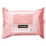 Neutrogena Cleansing Wipes, Oil-free, Acne-prone Skin, Pink Grapefruit, 25 Ct (Pack 2)