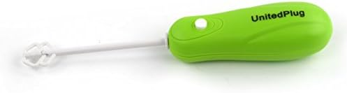 UnitedPlug DIY Mini Hand Blender 5W Detachable Stick Mini Frother FoodMixer Egg Beater Cocktail Mixer DIY Facial Mask Maker(Green)