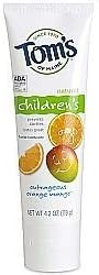 New 2007 products Tom's Of Maine Children's Fluoride Toothpaste Orange Mango - 4.2 Oz