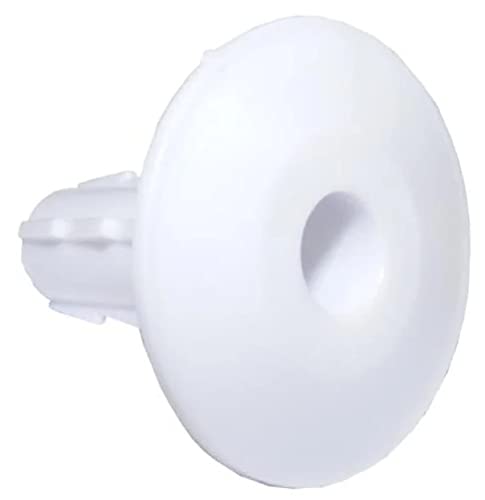 Auline 20 x White Single Wall Entry Grommets Tidy Solution for Feeding Aerial Satellite Coaxial Cable