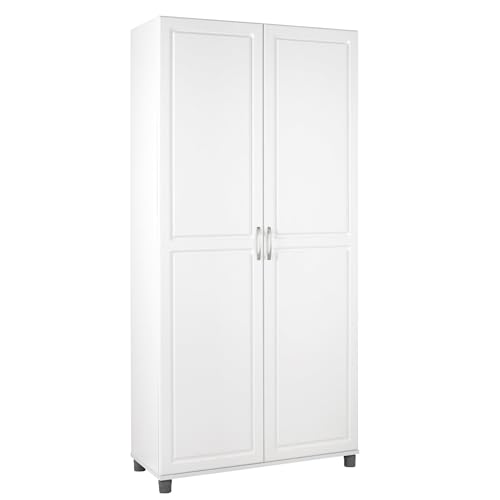Photo 1 of *MINOR DAMAGED*USED*SystemBuild Evolution Kendall 36" Utility Storage Cabinet - White