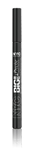 N.Y.C. New York Color Bold and Precise Felt Tip Eyeliner Extra Black, .06 Ounce