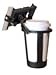 Freehand Luggage Travel Cup Holder – Self Leveling Hands Free Drink Caddy – Fits Roll On Suitcase Handles - Holds 8 – 24 Ounce Coffee Cups or Up To 1 Liter Water Bottles …