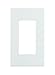 Leviton 1-Gang Decora Plus Screwless Wall Plate, 80301-SW, White