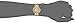 Anne Klein Women's AK/2684DTST Diamond-Accented Gold-Tone and Dark Tan Leather Strap Watch and Bracelet Set