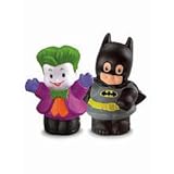 Fisher-Price Little People DC Super Friends Batman & The Joker Figures