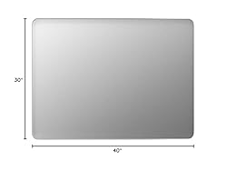 LOAAO 40X30 Inch Brushed Nickel Bathroom
