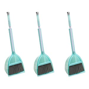 Photo 1 of Xifando Mini Broom with Dustpan-Small Housekeeping Cleaning Sweep for Kitchen Bathroom Pet Nest Boat etc.(3Sets,Light Blue)