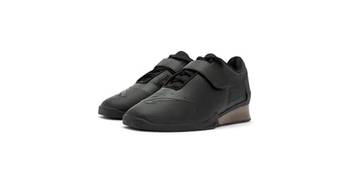 VELAASA Strakes Plus | Olympic Weightlifting Shoes | Men and Womens Powerlifting Apparel | Cross Training | for Squats | Lifting Gear | Dark Knight -12.0 M / 13.5 W at Amazon