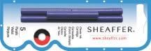 Sheaffer Purple Ink Cartridges for Fountain Pens - 3 Pack