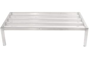CenPro Commercial NSF Aluminum Dunnage Rack - 1,500 lb. Weight Capacity - 48"x24"x12" (28W-130)