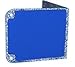 Acrimet Premium Metal Bookends Metallic Finishing (Heavy Duty) (Blue Platinum) (1 Pair)