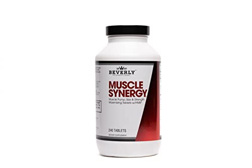 Beverly International Muscle Synergy 240 TABS (15 Servings) Clinically Dosed Ingredients - HMB, L-Arginine, L-Citrulline, Creatine Monohydrate, L-Ornithine. Bigger-Stronger-Lasting Pumps.
