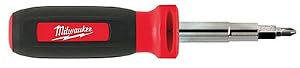 Image of Milwaukee 48-22-2114 11 In 1 Multi-Tip Square Drive Screwdriver with Onboard Wire Looping and Stripping Hardware