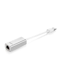Anker Unibody de aluminio USB 3.0 a RJ45 Gigabit Ethernet Adapter Admitiendo Ethernet de 10 100 1000 Mbps [RTL8153 Chipset]