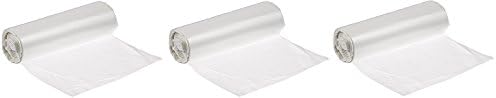 Spectrum CP242406N HDPE Institutional Trash Can Liner, 7-10 gallon Capacity, 24" Length x 24" Width (3-(Case of 1000))