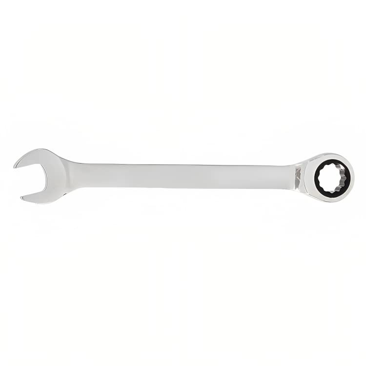 SDTOOLS CR-V Ratchet Spanner, Fixed Head Combination Wrench, Metric, 10-25mm, Chrome Vanadium Steel (15mm)