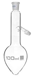 EISCO Distilling Flask, 100ml - 14/23 Joint & Side