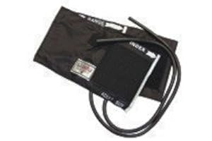 GRAHAM-FIELD Labtron Accumax Blood Pressure Cuff - Nylon Cuff & 2-Tube Latex Bladder - Large Adult, Blue, 2356-2X