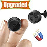 [Upgraded] Spy Camera Wireless Hidden Cameras Mini WiFi Cam HD 1080P Small Nanny Cams Home Security Battery Powered Motion Detection Night Vision Remote View by Android/iPhone/PC