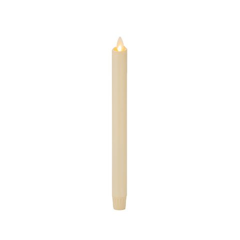 12 in. H x 1 in. L Classic Taper 1 Pc Ivory No Scent Timer