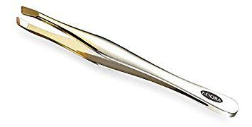 KOOBA Professional Stainless Steel Slant Tip Gradient Tweezer - The Best Precision Eyebrow Tweezers For Your Daily Beauty Routine!