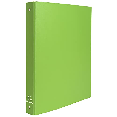 Exacompta 20 raccoglitori rigidi A4 4 anelli verde anice