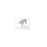 Tynies Animals Snow - Polar Bear Colors May Vary Glass Figure