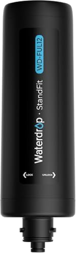 Waterdrop FUL12 Replacement Filter Cartridge for UL12A/UL12B Under Sink Water Filter, Reduces PFAS, PFOA/PFOS, Lead, Chlorine, Bad Taste & Odor, 41640 L