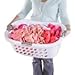 Sterilite 1.25 Bushel/44 L Ultra HipHold Laundry Basket, White