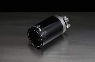 Remus rem000698cb Street Race Black Chrome Exhaust Tail, Ø 98 mm, connection with Spherical Clamp Adjustable