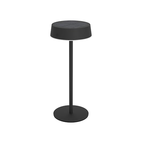 Eglo Cordless LED Table lamp Simeri, Wireless Solar Light, Touch dimmable
