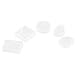 MagiDeal Pack of 5 Types Silicone Moulds Charm Pendant DIY Molds Jewelry Making Tools with Hanging Hole