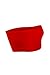 Kurve Seamless Bandeau Tube top - UV Protective Fabric, Rated UPF 50+ (Non-Padded) Made in USA, Red, X-Small/Medium