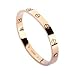 Y.S.M.Y Love Bracelet-Only I Can Unlock Your Heart(19CM For Mens Rose Gold)