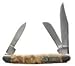 Old Timer 108OT Junior 4.7in S.S. Traditional Folding Knife with 2in Clip Point Blade and Wood Handle for Outdoor, Hunting, Camping and EDC