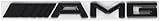 Black - AMG - Badge for Mercedes Benz Decal Emblem Car Sticker *** USA SELLER ***