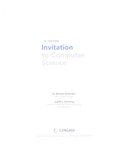 Bundle: Invitation to Computer Science, Loose-Leaf Version, 8th + MindTap Computer Science, 1 term (6 months) Printed Access Card