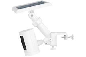 Ring Gutter Mount for Cameras and Solar Panels - White