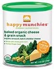 Happy Munchies Broccoli, Kale &amp; Cheddar Baked Organic Cheese &amp; Veggie Snacks 1.63 oz.
