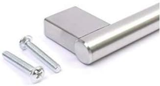BSM Marketing Kitchen Cupboard Cabinet Keyhole Boss Bar Door Handle Knob Brushed Stainless Steel (10, 309mm) - Image 5
