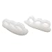 (Pack of 2 Pairs, 4 PCS) Dr.Tu Gel Triple Toe Loop Separator Straightener Alignment Pads