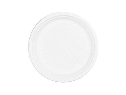 Vegware P005 Bagasse plate, 10" (Pack of 50)