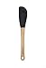 Epicurean Silicone Series Utensils, 3-piece Spatula Set, Natural with Black